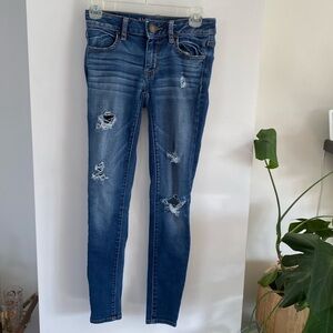 AMERICAN EAGLE jegging ripped destroyed 2 jeans